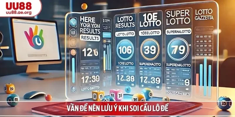 Vấn đề nên lưu ý khi soi cầu lô đề