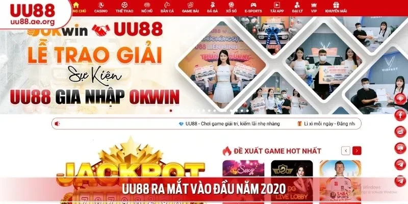 UU88 ra mắt vào đầu năm 2020